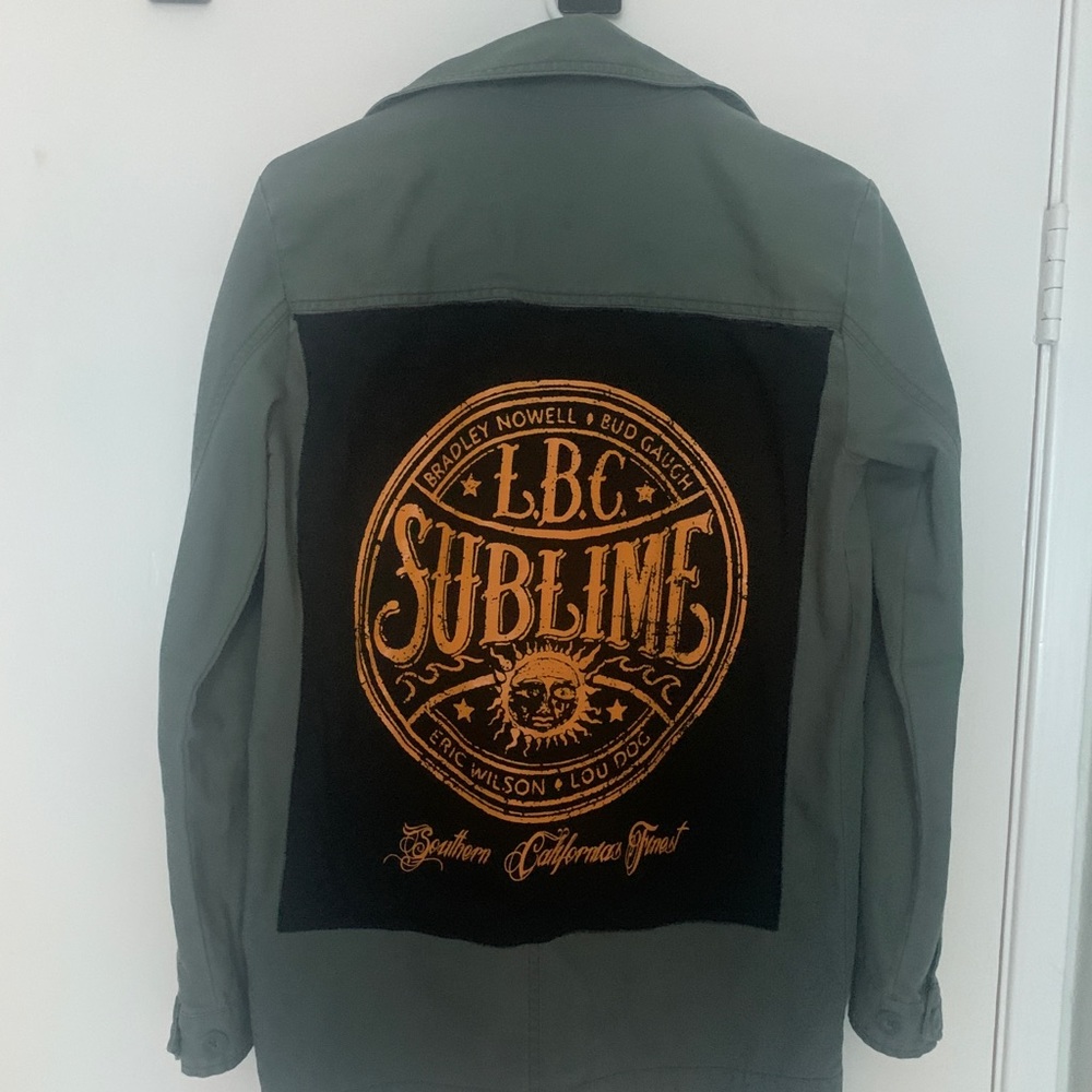 One of a kind Army Green Sublime LBC Jacket
